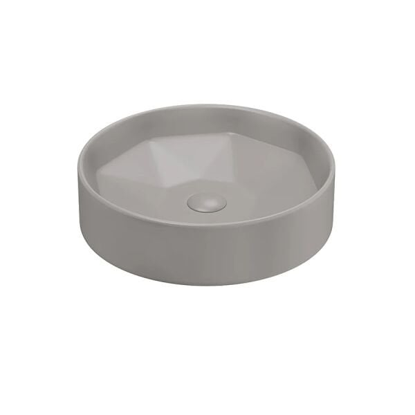 Lucco Diamente 42 cm Tezgah Üstü Lavabo Mat Latte
