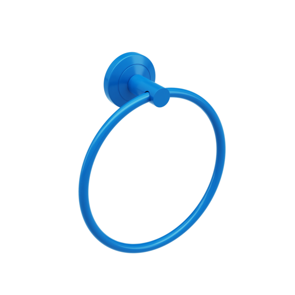 CREAVİT Ducky Joyful Yuvarlak Havluluk - Mavi