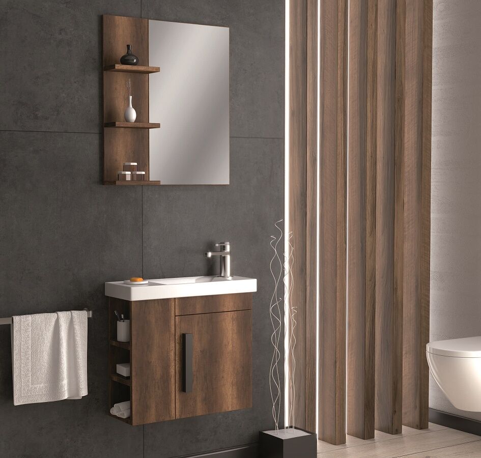 Smart Sahra 60 cm Barok Banyo Dolabı