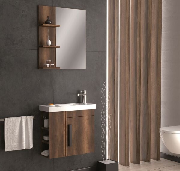 Smart Sahra 60 cm Barok Banyo Dolabı