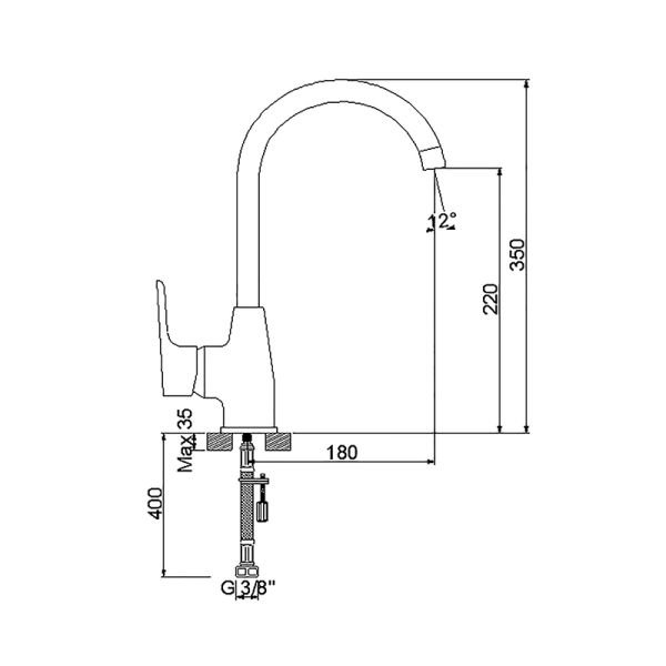 NEWARC Loft Evye Bataryası Siyah