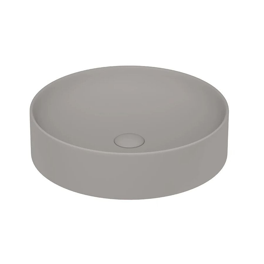 Lucco Lucente 43 cm Tezgah Üstü Lavabo Mat Latte