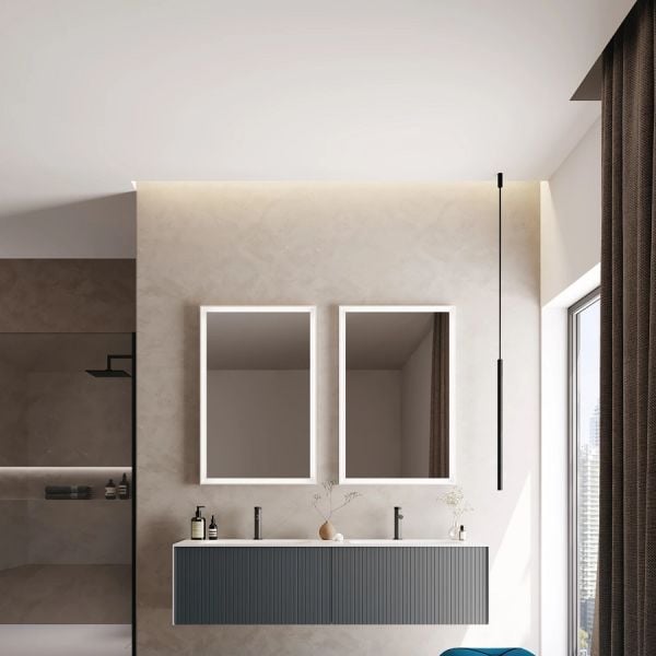 Orka Cube 160 cm Mat Antrasit Banyo Dolabı