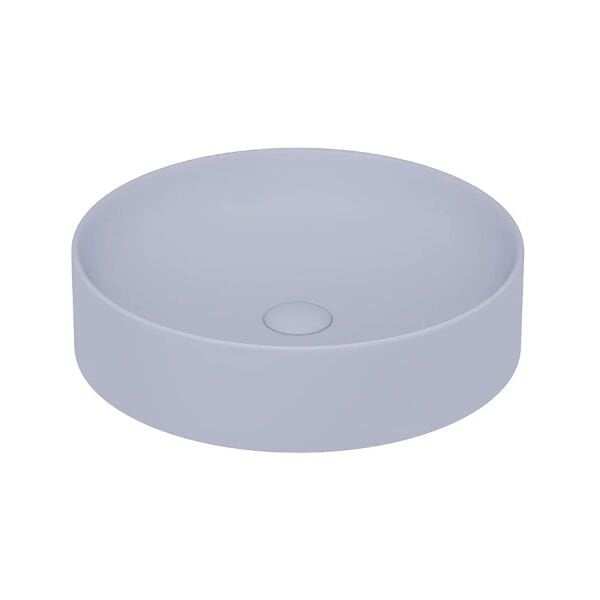 Lucco Lucente 43 cm Tezgah Üstü Lavabo Mat Buz Mavi