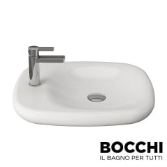 BOCCHI Fenice Çanak Lavabo, Parlak Beyaz