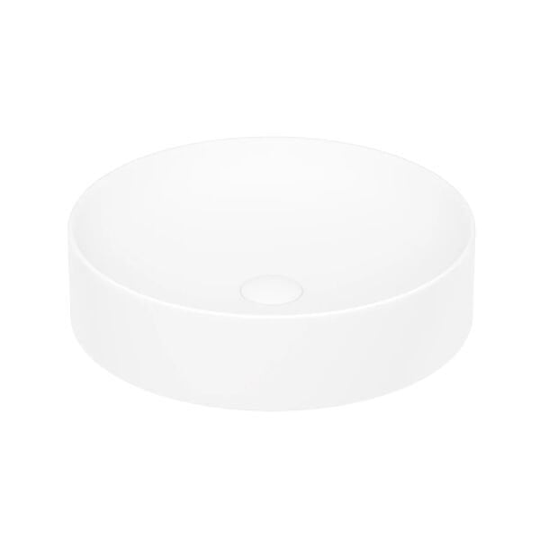 Lucco Lucente 43 cm Tezgah Üstü Lavabo Parlak Beyaz