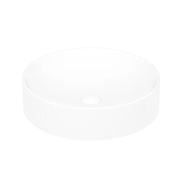 Lucco Lucente 43 cm Tezgah Üstü Lavabo Parlak Beyaz