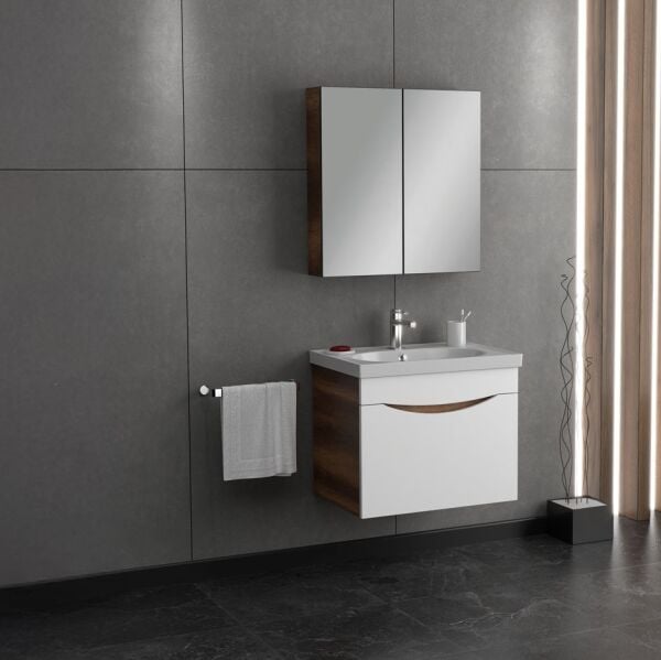 Smart Smile 65 cm Beyaz Banyo Dolabı