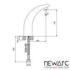 NEWARC - Power Lavabo Bataryası Altın 881528