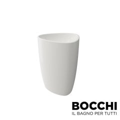 BOCCHI Etna Monoblok Lavabo, Parlak Beyaz
