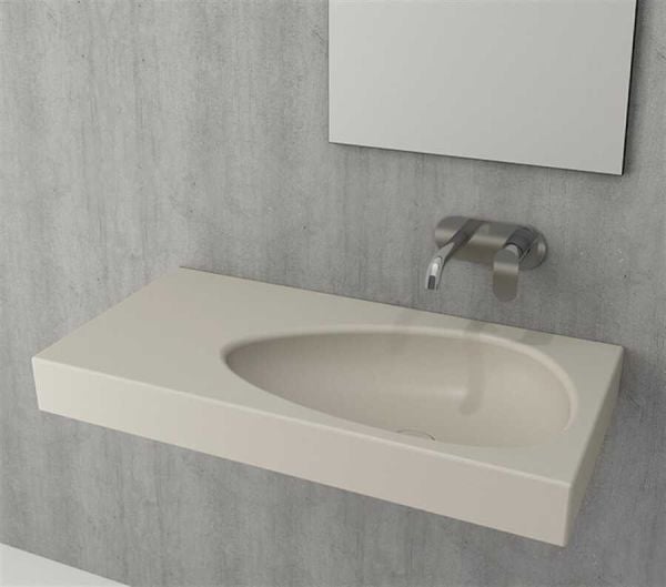 BOCCHI Etna Etajerli Lavabo 90 cm Mat Yasemin