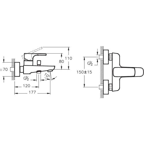 Artema Sento Banyo Bataryası Krom
