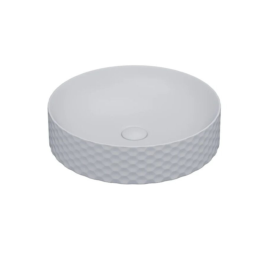 Lucco Siena 44 cm Çanak Lavabo Mat Gümüş Gri