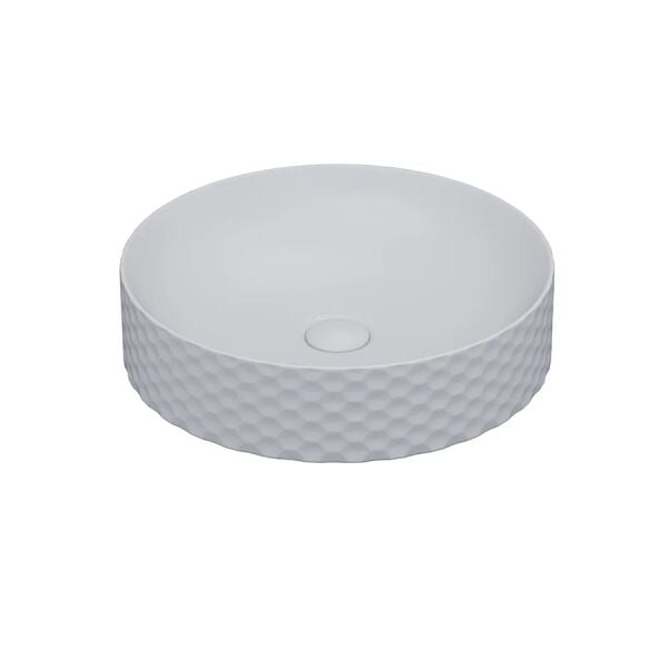 Lucco Siena 44 cm Çanak Lavabo Mat Gümüş Gri