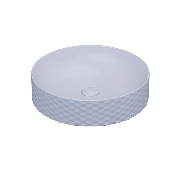 Lucco Siena 44 cm Çanak Lavabo Mat Buz Mavi