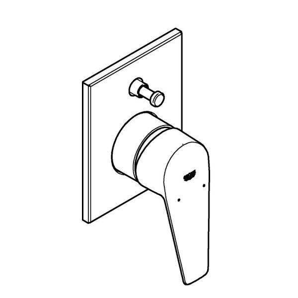 Grohe BauEdge Ankastre Banyo Bataryası