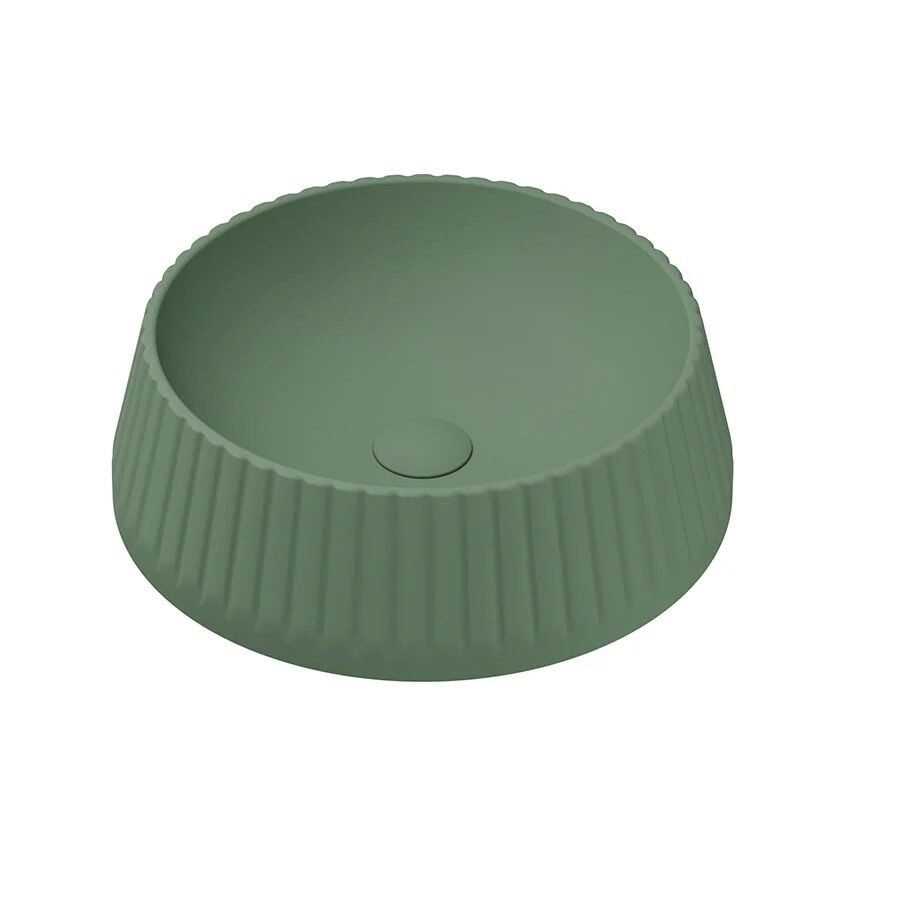 Lucco Deep 40 cm Çanak Lavabo Mat Yeşil