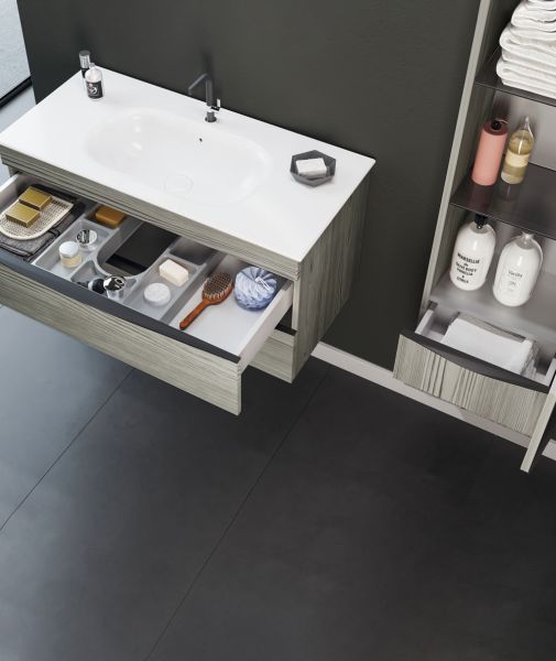 Orka Vento 100 cm Dublin  Banyo Dolabı