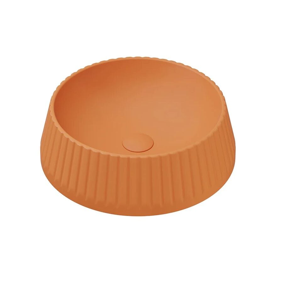 Lucco Deep 40 cm Çanak Lavabo Mat Turuncu