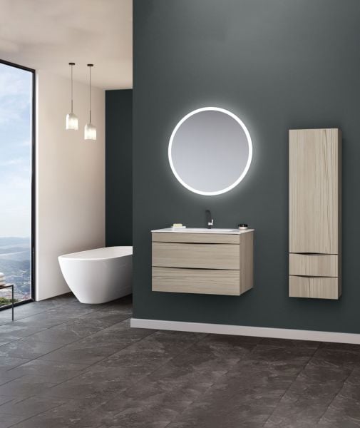 Orka Vento 100 cm Glassgow  Banyo Dolabı