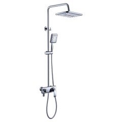 NEWARC Step Bataryalı Duş Ünitesi Krom