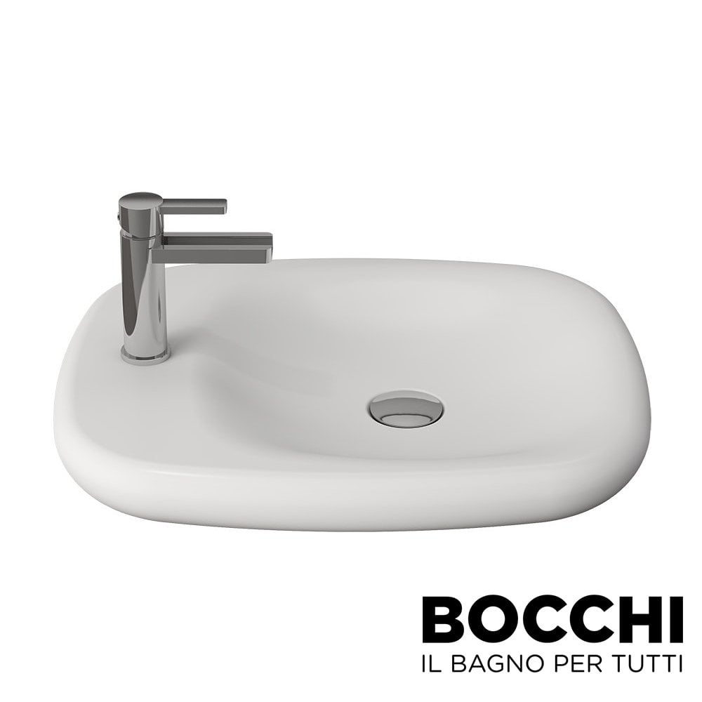 BOCCHI Fenice Çanak Lavabo Mat Beyaz