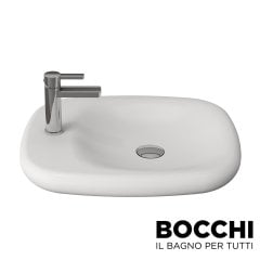 BOCCHI Fenice Çanak Lavabo Mat Beyaz