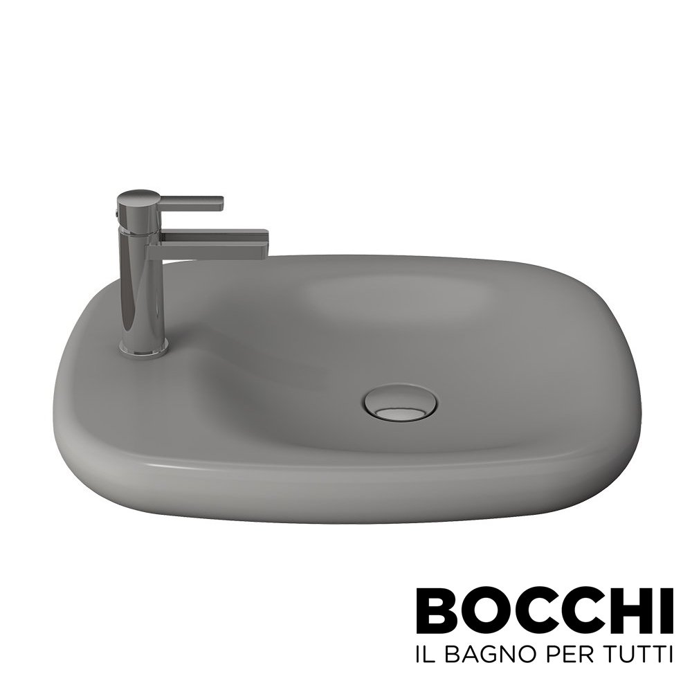 BOCCHI Fenice Çanak Lavabo, Mat Gri