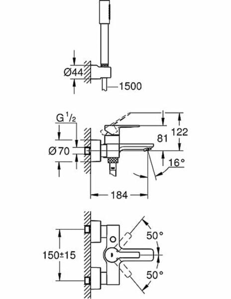 Grohe Lineare Banyo Bataryası Ve El Duş Takımı