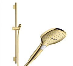 Hansgrohe Raindance Select E 120 Parlak Altın Sürgülü El Duşu