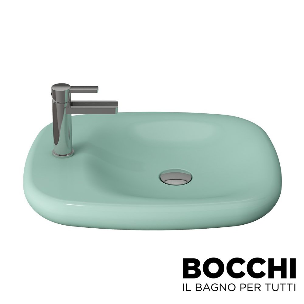 BOCCHI Fenice Çanak Lavabo, Mat Mint Yeşil