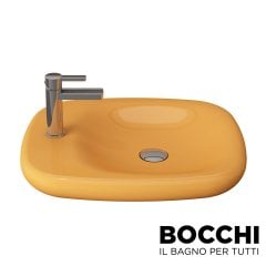BOCCHI Fenice Çanak Lavabo, Parlak Mandalina Sarısı