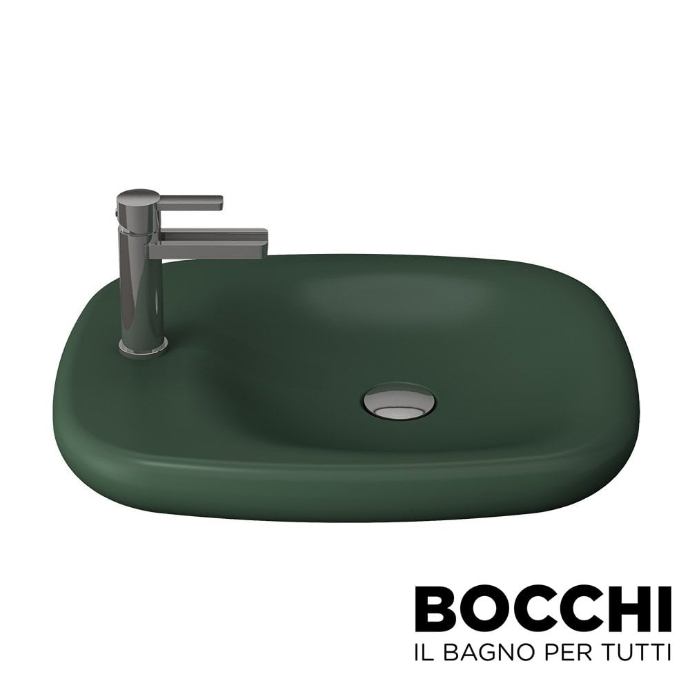 BOCCHI Fenice Çanak Lavabo, Mat Yeşil