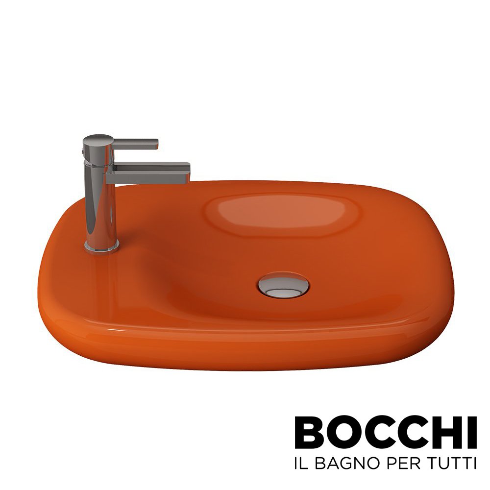 BOCCHI Fenice Çanak Lavabo, Parlak Turuncu