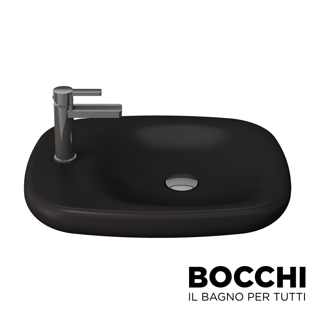 BOCCHI Fenice Çanak Lavabo, Mat Siyah