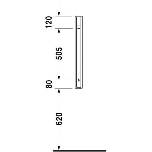 Duravit Starck 3 Ara Bölme Parlak Beyaz