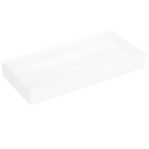 Lucco Balance 75 cm Tezgah Üstü Lavabo Parlak Beyaz