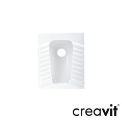 CREAVİT Çevre Yıkamalı 50x60 cm Tuvalet Taşı