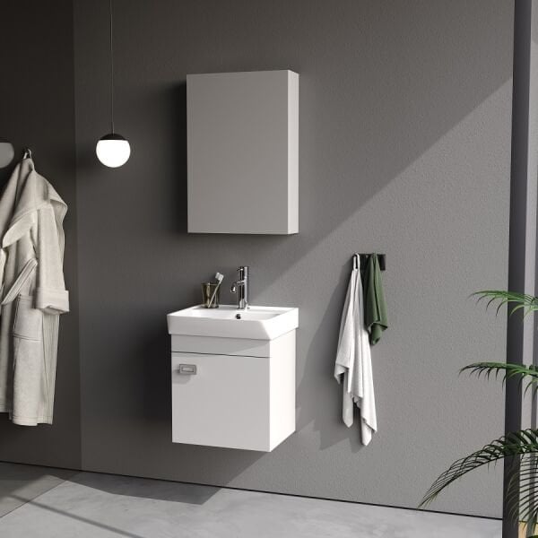 Smart Neon 45 cm Beyaz Banyo Dolabı