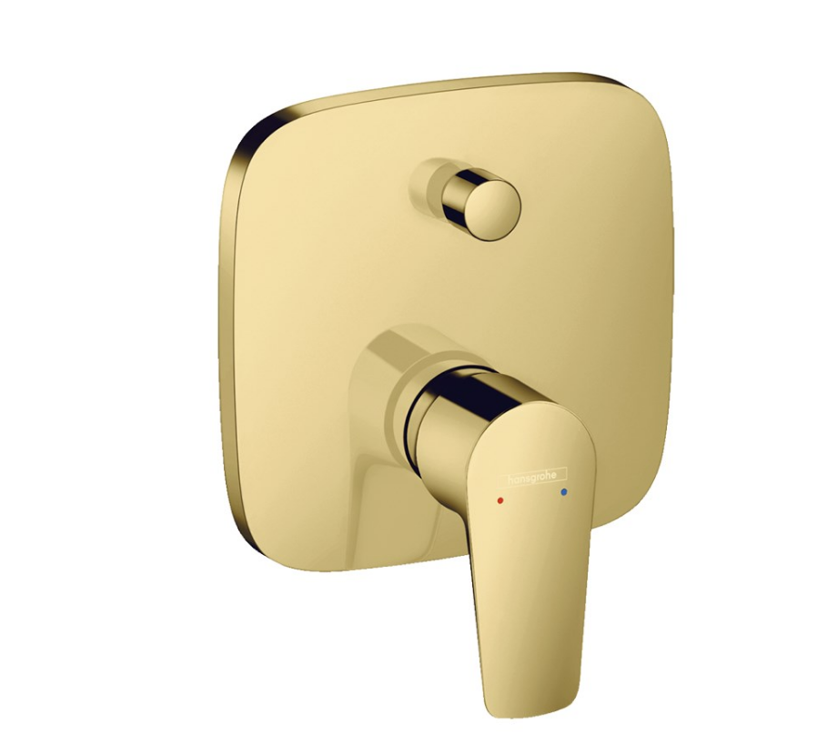 Hansgrohe Talis E Parlak Altın  Ankastre Banyo Bataryası