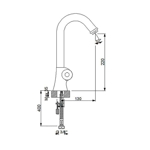 NEWARC Tekno Termostatik Evye Bataryası