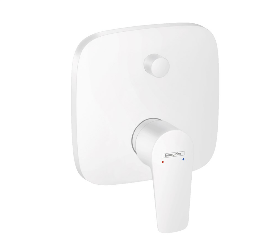 Hansgrohe Talis E Parlak Beyaz Ankastre Banyo Bataryası