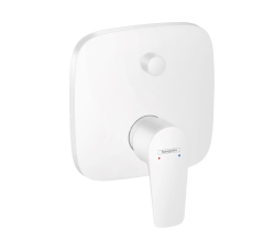 Hansgrohe Talis E Parlak Beyaz Ankastre Banyo Bataryası