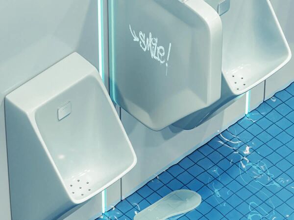 Lucco Loop Pisuvar Fotoselli Elektrikli  Mat Beyaz