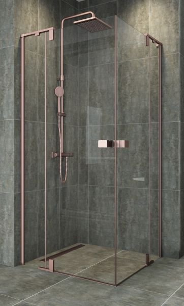 Aquanil Yortsel 110x110  Kare Bakır Duşakabin 100x100