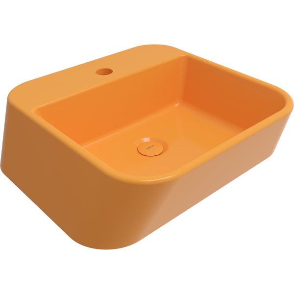 BOCCHI Firenze Çanak Lavabo 42 cm Mandalina Sarısı