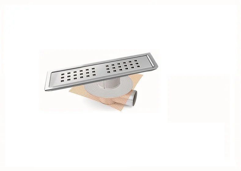 Paslanmaz Gövde Yükseklik Ayarlı Duş Süzgeci 40 cm