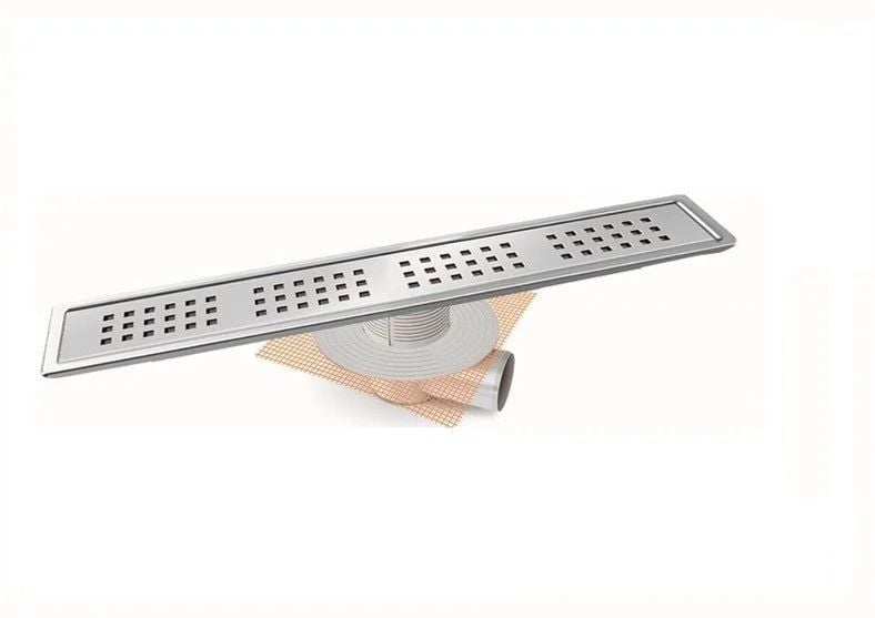 Paslanmaz Gövde Yükseklik Ayarlı Duş Süzgeci 45 cm