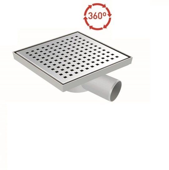 Mesa 20x20 Plastik Gövdeli Dönerli Duş Süzgeci Delikli