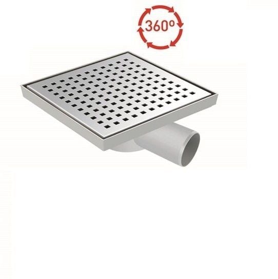 Mesa 20x20 Plastik Gövdeli Dönerli Duş Süzgeci Delikli